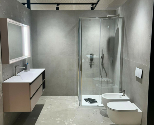 Zanutta Vicenza showroom zona bagno