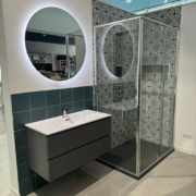 Rozzano filiale Zanutta showroom cabina doccia bagno