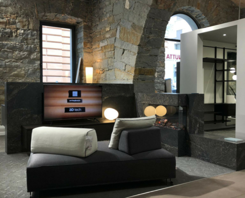 Trieste Centro Zanutta showroom salotto