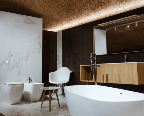 Trieste Centro Zanutta showroom vasca bagno