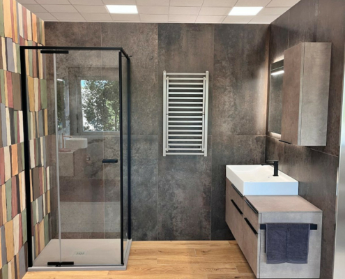 Zanutta Monfalcone showroom bagno cabina doccia