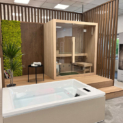 Zanutta Monfalcone showroom bagno sauna