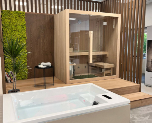 Zanutta Monfalcone showroom bagno sauna