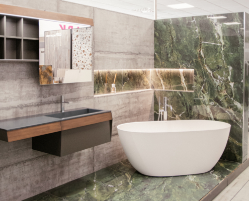 Zanutta San Dorligo showroom arredo bagno vasca